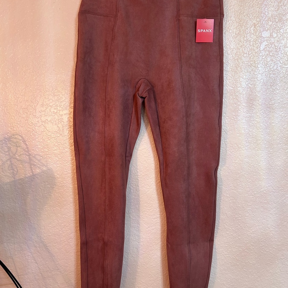 Spanx faux suede pants